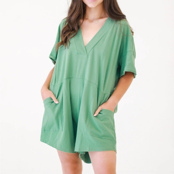 Bucketlist V-Neck Jumpsuit - Picture 3 of 4